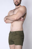 Timoteo Sorrento Cotton Twill Short (TMS289)