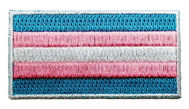 Trans Pride Flag Patch – Out on the Street