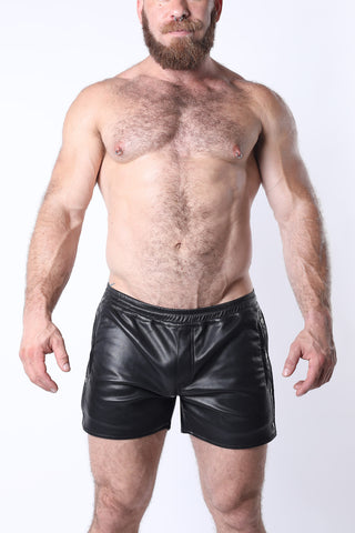 CellBlock13 Void Vegan Leather Snap Up Short (CBS385)