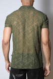 Timoteo Windsor Button-Down Lace Shirt (TMS290)