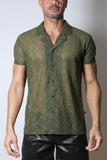 Timoteo Windsor Button-Down Lace Shirt (TMS290)