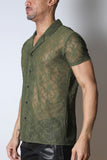 Timoteo Windsor Button-Down Lace Shirt (TMS290)