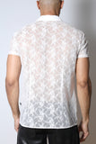 Timoteo Windsor Button-Down Lace Shirt (TMS290)
