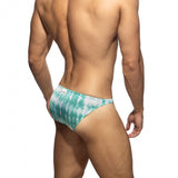 Addicted Abstract Acqua Swim Mini Bikini Brief (ADS393)