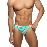 Addicted Abstract Terrycloth Swim Bikini Brief (ADS401)