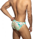 Addicted Abstract Terrycloth Swim Bikini Brief (ADS401)