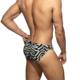 Addicted Abstract Terrycloth Swim Bikini Brief (ADS401)