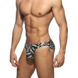 Addicted Abstract Terrycloth Swim Bikini Brief (ADS401)