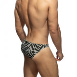 Addicted Abstract Terrycloth Swim Mini Bikini Brief (ADS402)