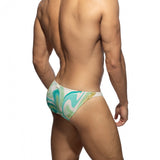 Addicted Abstract Terrycloth Swim Mini Bikini Brief (ADS402)