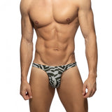 Addicted Abstract Terrycloth Swim Mini Bikini Brief (ADS402)