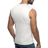 Addicted B&W Rib Tank Top (AD1516)