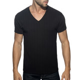 Addicted Barley V-Neck T-Shirt (AD1387)