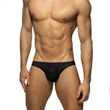 Addicted Black Stripe Bikini Brief (AD1412)