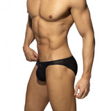 Addicted Black Stripe Bikini Brief (AD1412)
