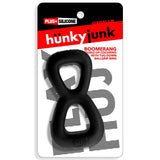 Hünkyjunk Boomerang Double Ring Cockring+Nut-Tugger