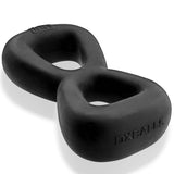 Hünkyjunk Boomerang Double Ring Cockring+Nut-Tugger