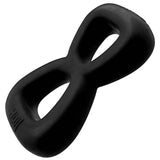 Hünkyjunk Boomerang Double Ring Cockring+Nut-Tugger