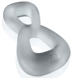 Hünkyjunk Boomerang Double Ring Cockring+Nut-Tugger