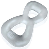 Hünkyjunk Boomerang Double Ring Cockring+Nut-Tugger
