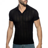 Addicted Chevron Polo Shirt (AD1435)