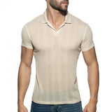 Addicted Chevron Polo Shirt (AD1435)