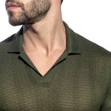 Addicted Chevron Polo Shirt (AD1435)