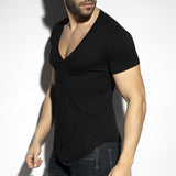 ES Collection Deep V-Neck T-Shirt (TS333)