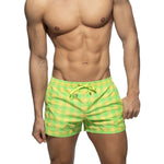 Addicted Flashy Squares Swim Shorts (ADS350)