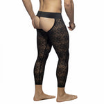 Addicted Flowery Lace Bottomless Long John (AD1175)