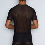 C-IN2 Sheer Crew Neck T-Shirt (5705)