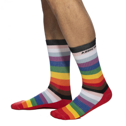 Addicted Inclusive Rainbow Socks (AD1252)