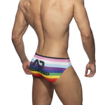 Addicted Inclusive Rainbow Swim Brief (ADS323)