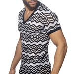 Addicted Isparta V-Nect T-Shirt (AD1368)