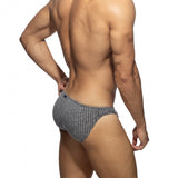 Addicted Jeans Rib Knit Bikini Brief (AD1473)