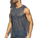 ES Collection Metallic Bloom Tank Top (TS361)
