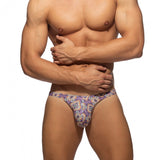 Addicted Mosaic Swim Mini Bikini Brief (ADS406)