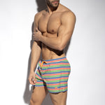 ES Collection Multi Stripe Swim Shorts (2505)