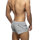 Addicted Navy Stripes Recycled Swim Shorts (ADS353)