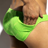 ES Collection Neon Wrinkled Swim Bikini Brief (2613)