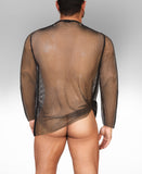 Alpha Charlie - Diamond Mesh Long Sleeved Tee