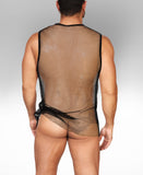 Alpha Charlie - Diamond Mesh Tank Top