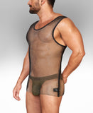 Alpha Charlie - Diamond Mesh Tank Top