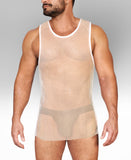 Alpha Charlie - Diamond Mesh Tank Top