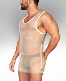 Alpha Charlie - Diamond Mesh Tank Top