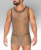 Alpha Charlie - Diamond Mesh Tank Top