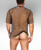 Alpha Charlie - Diamond Mesh Short Sleeved Tee