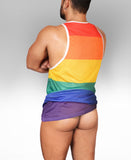 Alpha Charlie - Rainbow Front Line Tank Top