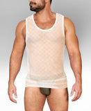 Alpha Charlie - Rhombus Mesh Tank Top