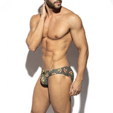 ES Collection Peacock Print Swim Brief (2604)